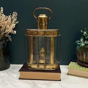 Vintage Nautical Ship Oil Lantern Traditional Maritime Ship Lighting Decor
